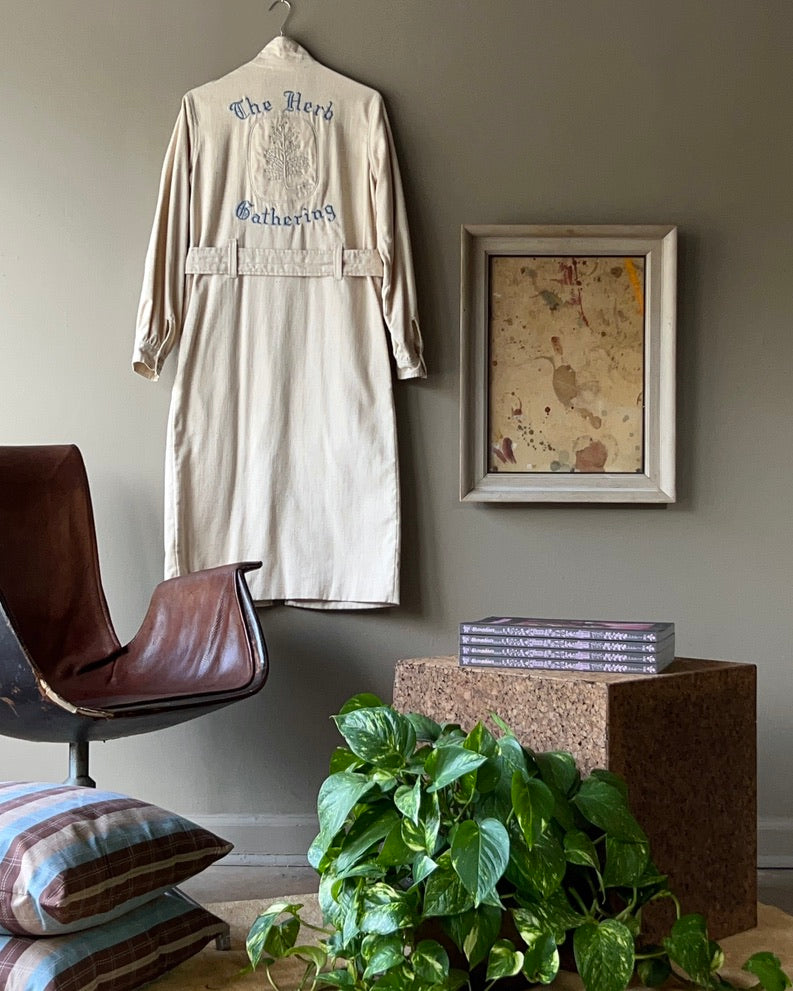 Mid Century Cork Side Table