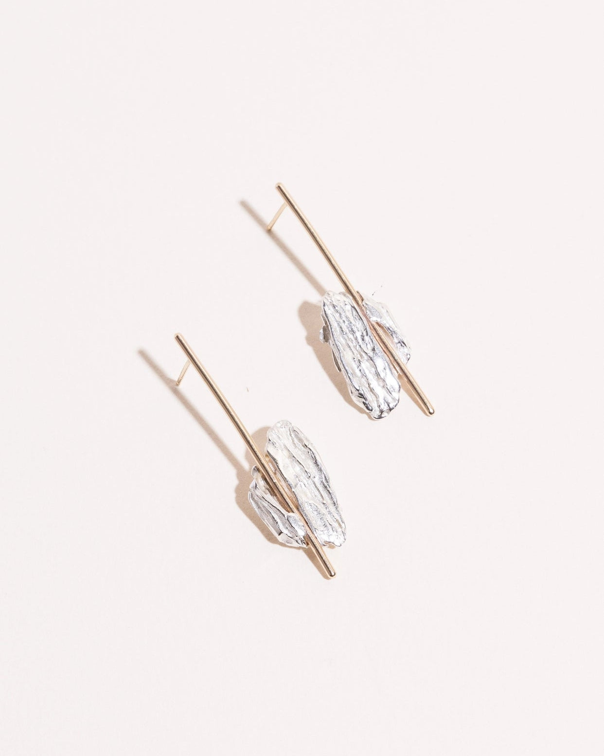 Stone & Stick Earrings | Salt Grass Jewelry