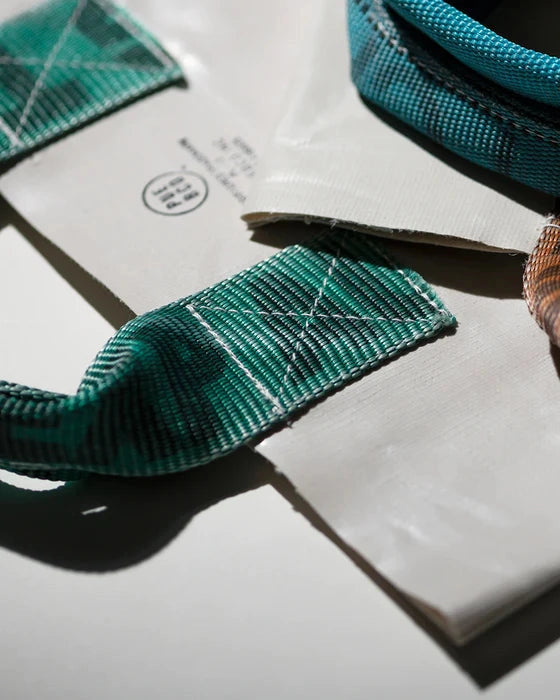 Recycled Sling Belt Canvas Tote