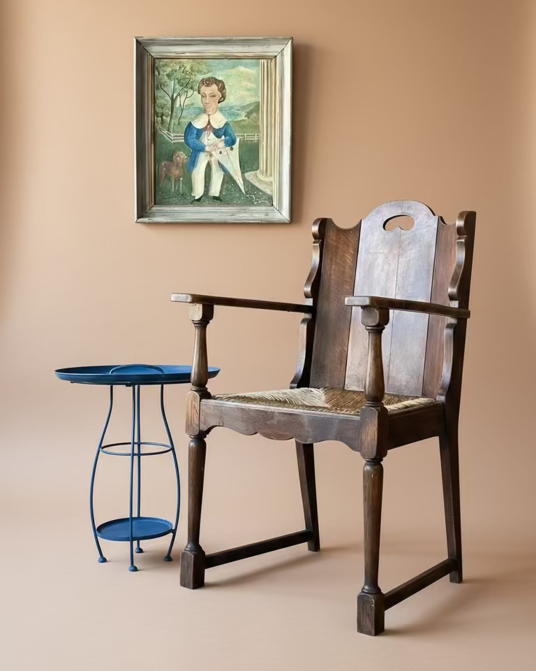 English Oak Wainscot Chair