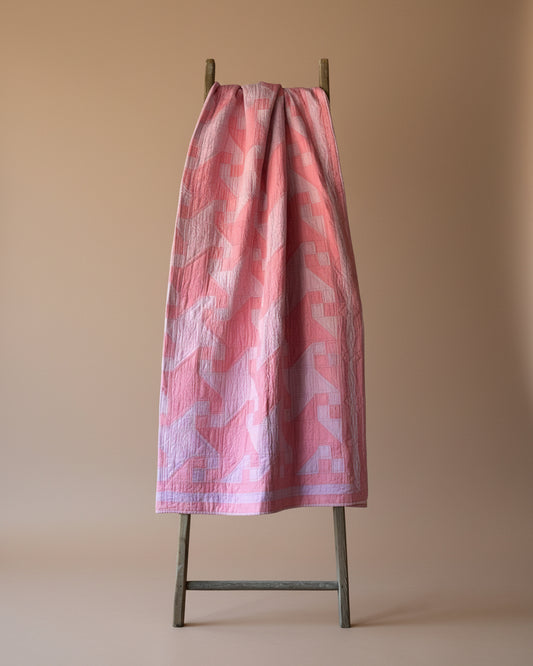 Vintage Quilt in Pink & Lilac