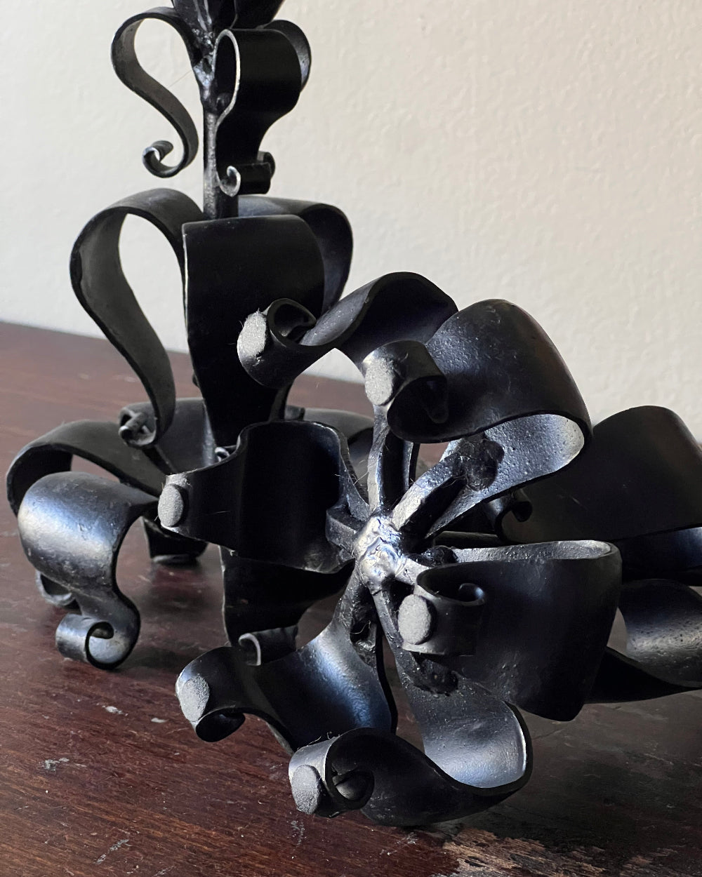 Wrought Iron Candlesticks