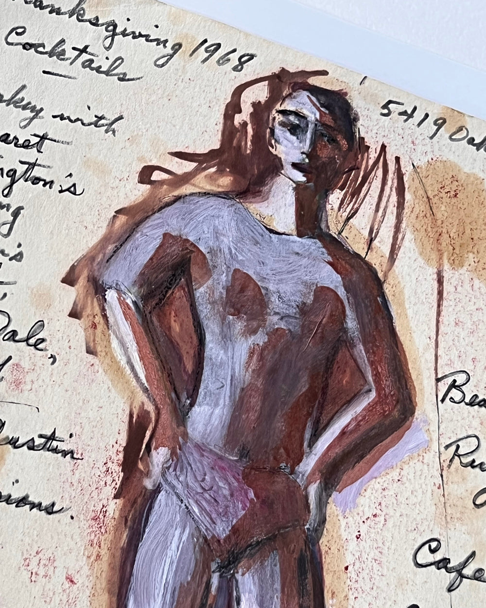 1968 Original Thanksgiving Menu