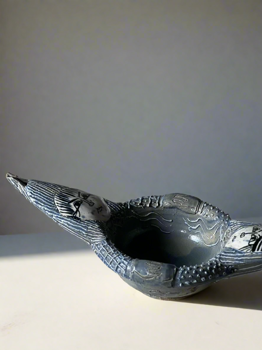 Ceramic Bowl of Man & Woman