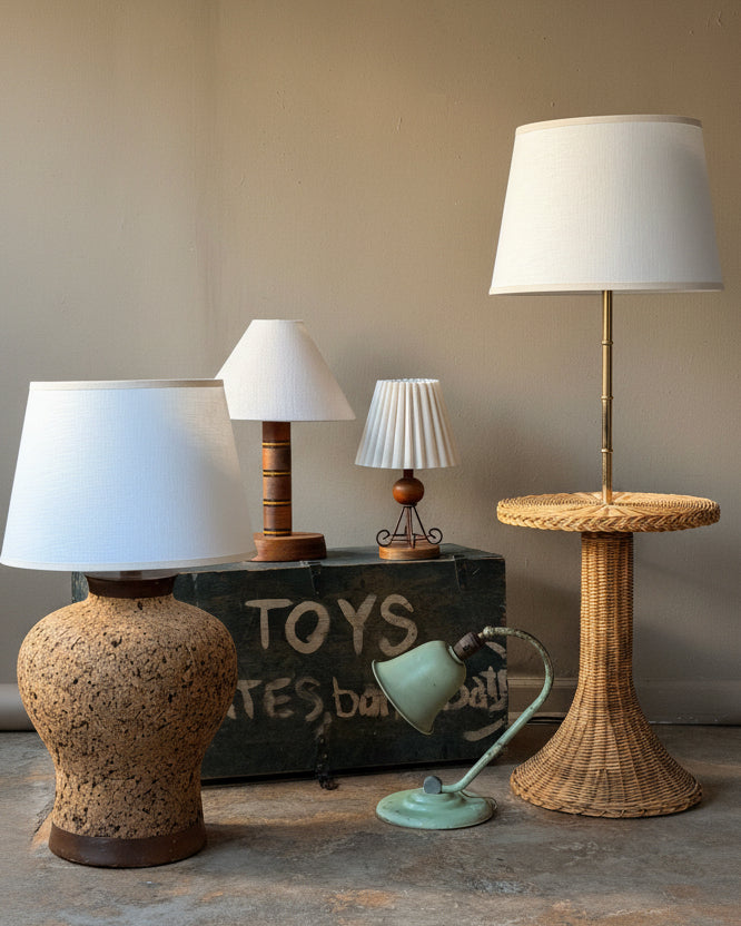 Woven Lamp Table