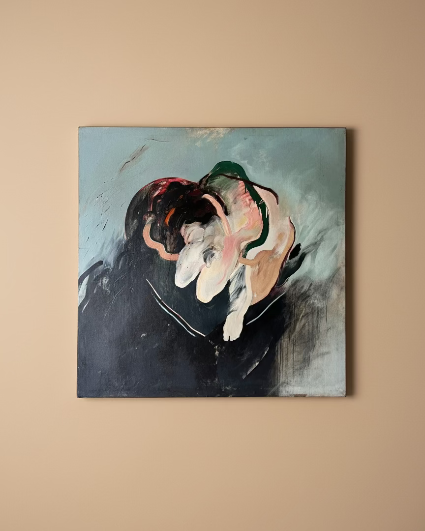 Large Figurative Abstract on Canvas