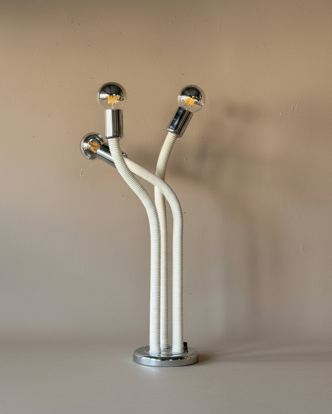 Adjustable Three Arm Table Lamp
