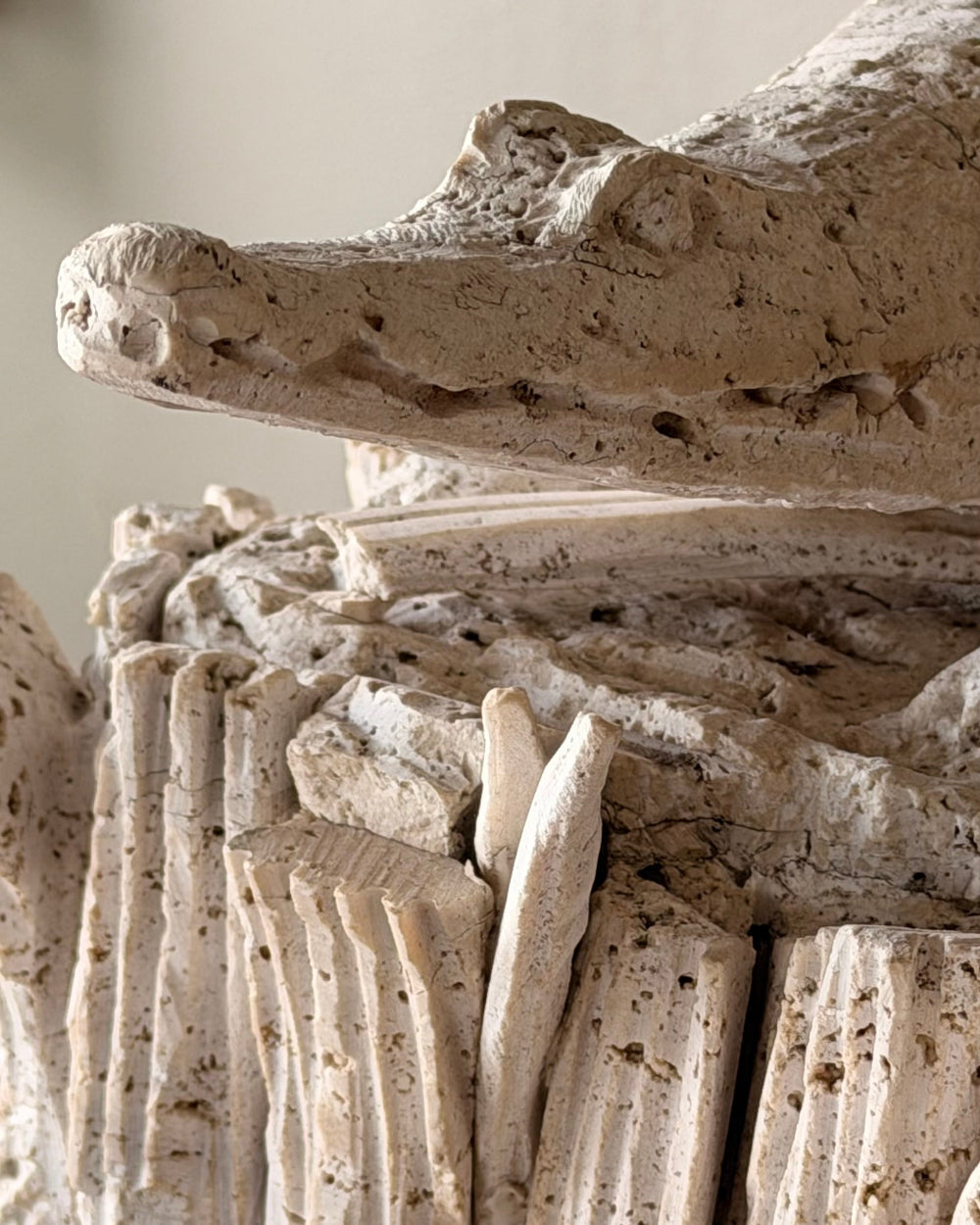 Travertine Sculpture by Girolamo Ciulla