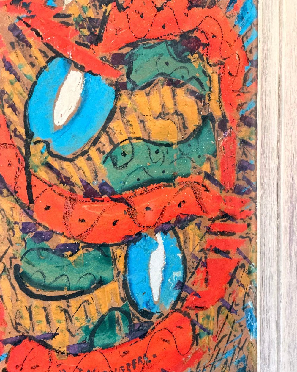 Framed Abstract By Piet Stenneberg