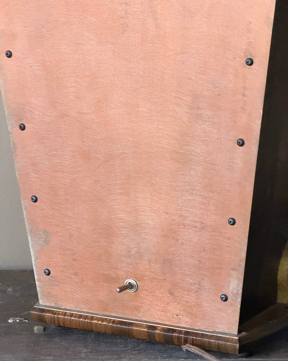 Fiberglass and Aluminum 'Iron' Lamp