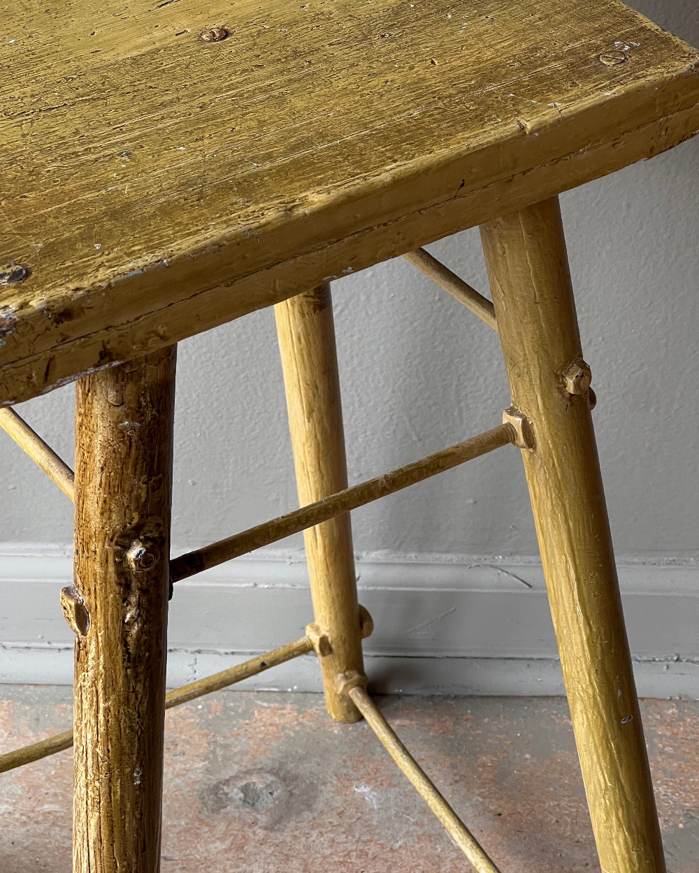 Yellow Shop Stool