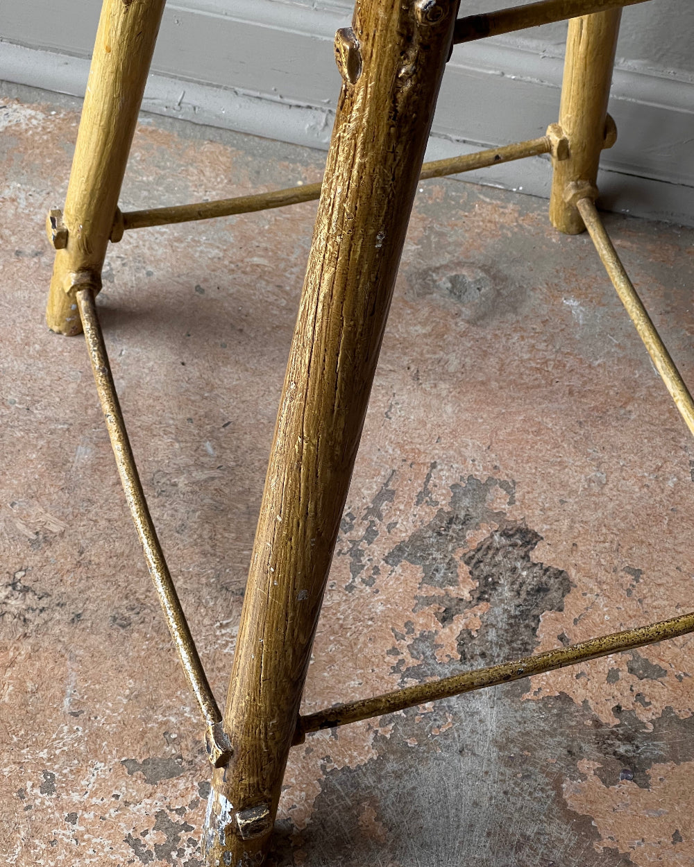 Yellow Shop Stool