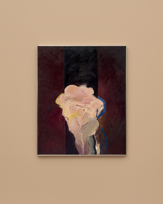 Large Framed Abstract on Canvas