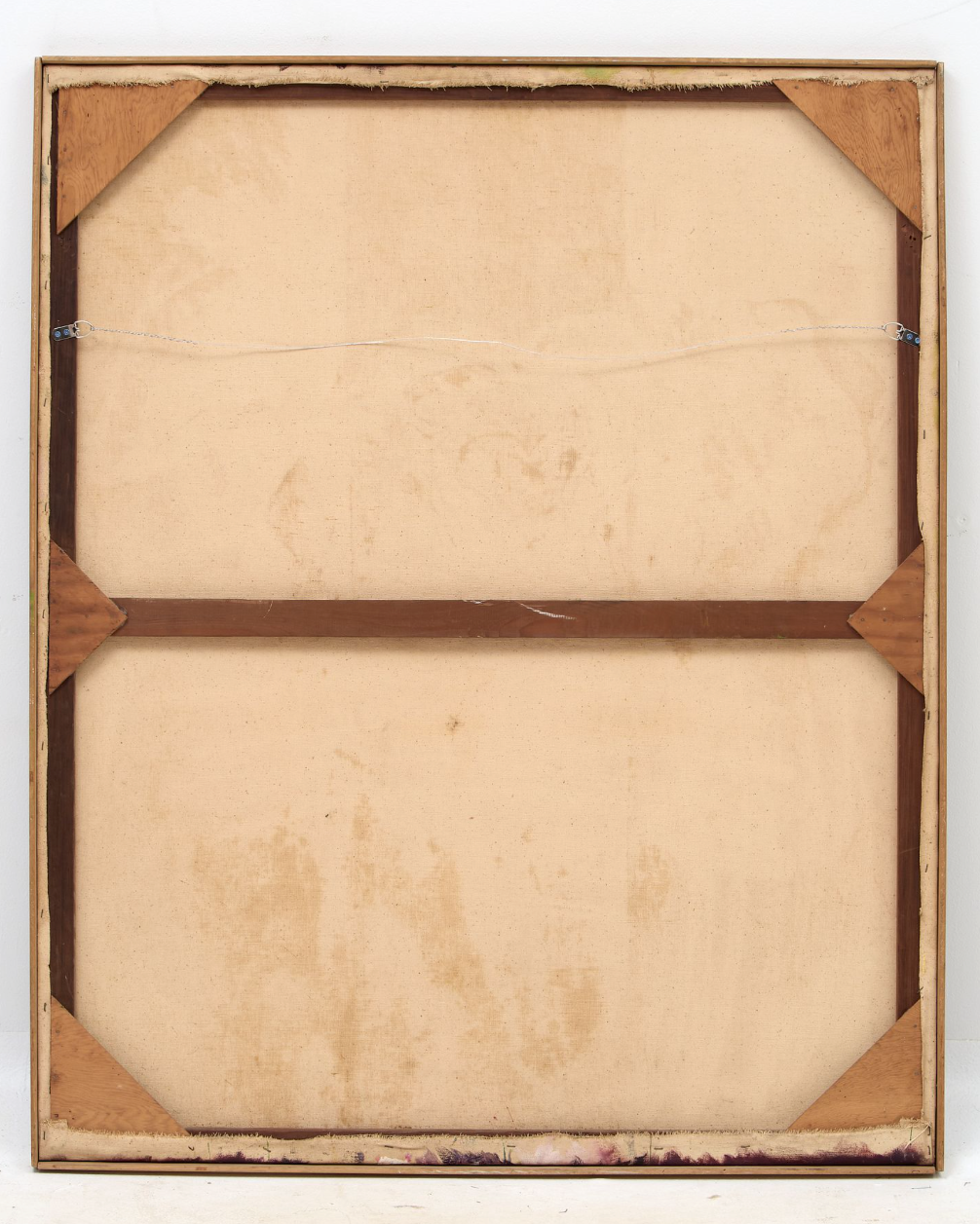 Large Framed Abstract on Canvas