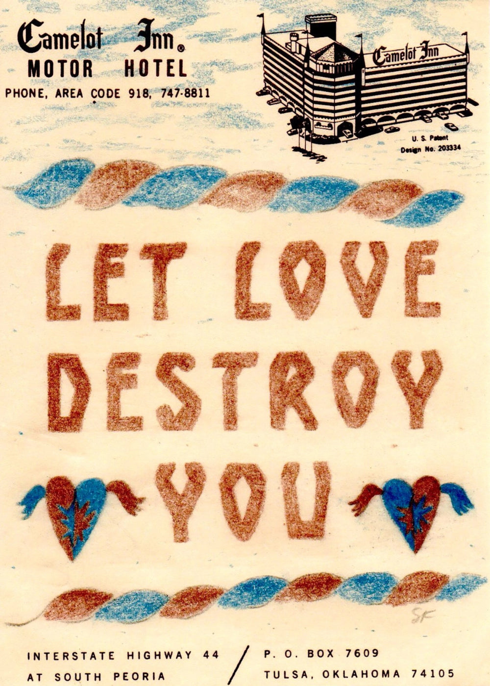 Let Love Destroy You Art Print