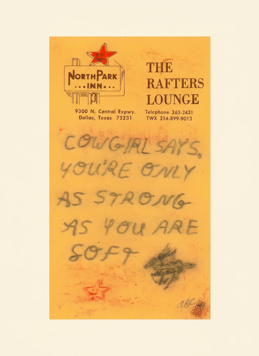 Cowgirl Says Art Print