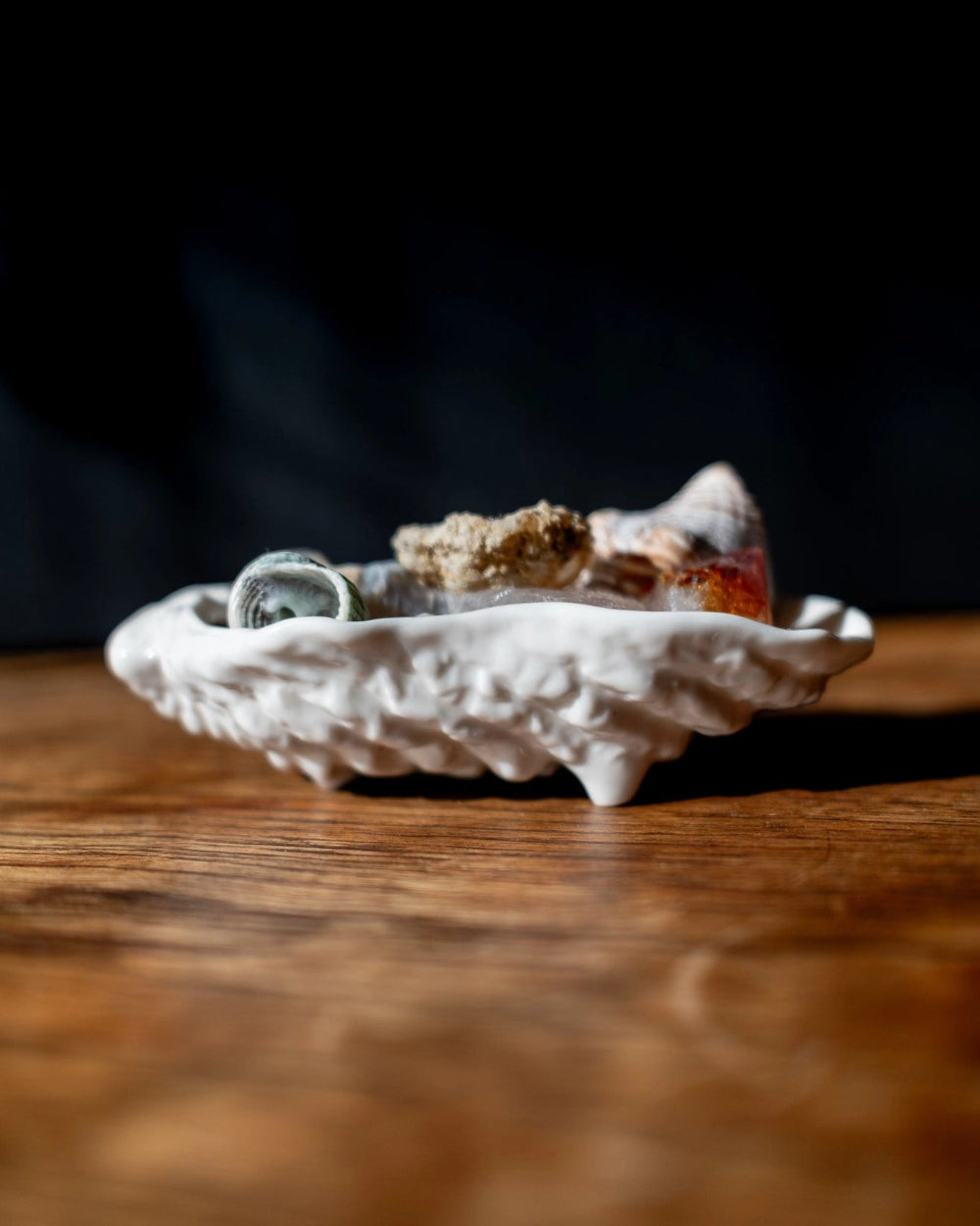 Porcelain Oyster Shell Tray