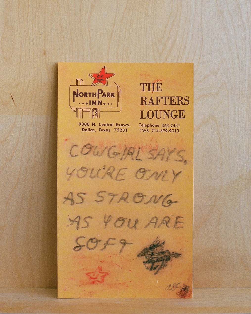 Cowgirl Says Art Print