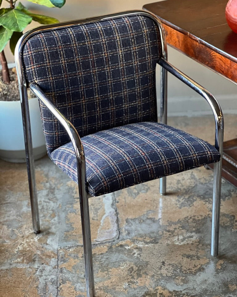 Tubular Chrome Armchairs
