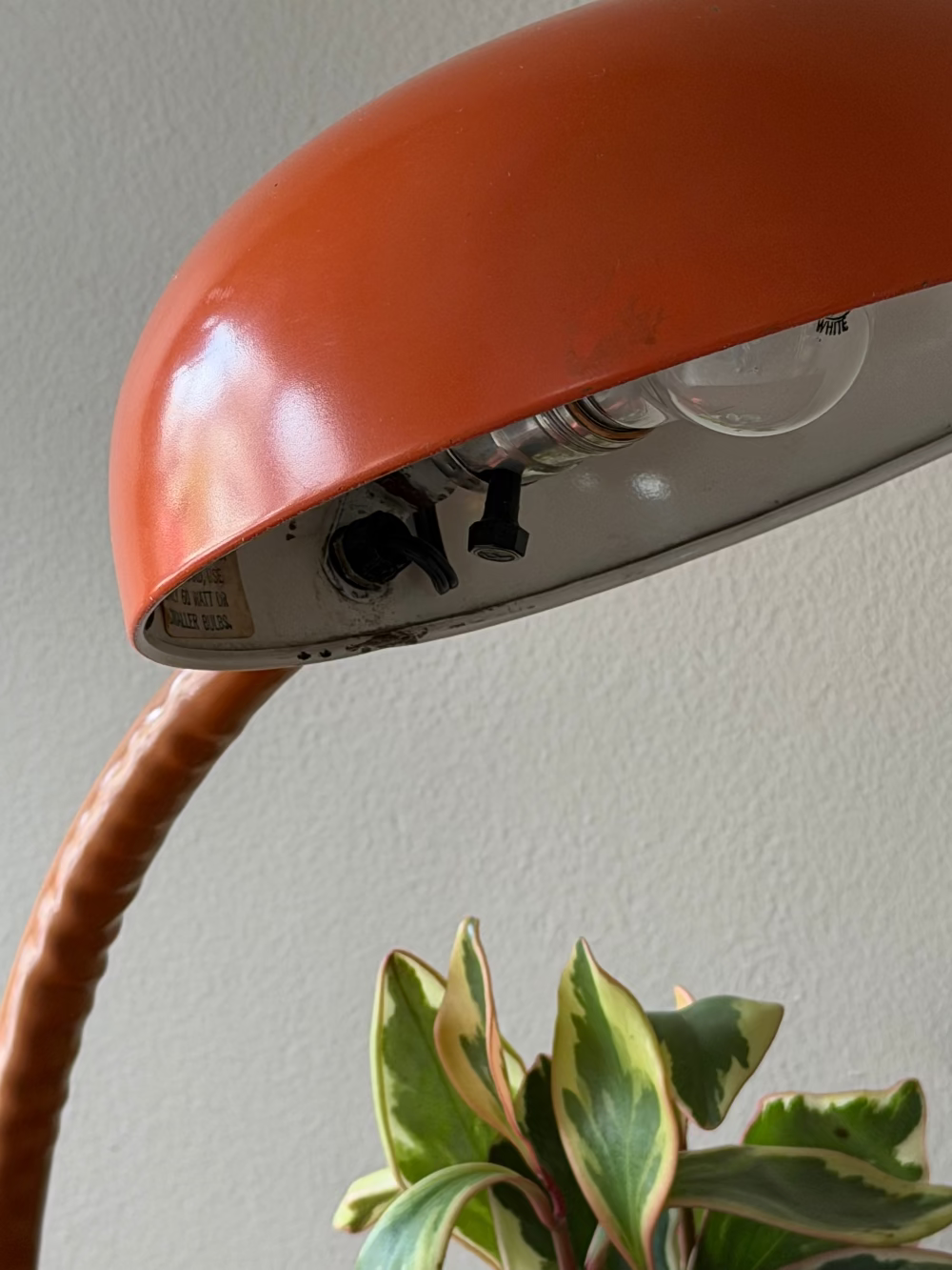 Space Age Wrapped Gooseneck Lamp