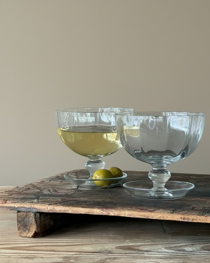 Set/8 Martini | Dessert Glasses