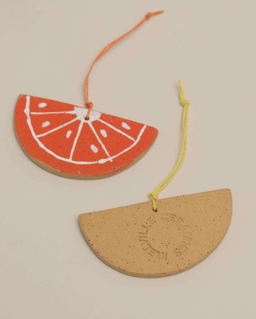 Ceramic Citrus Ornaments | Melville Ceramics