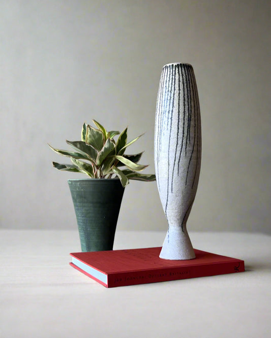 Tall Japanese Ceramic Vase