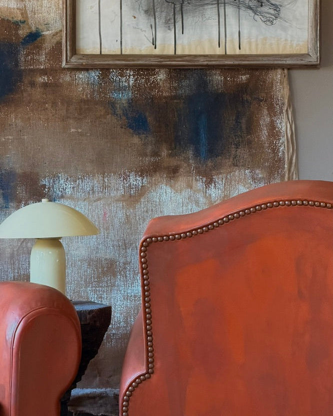 French Leather Club Chairs