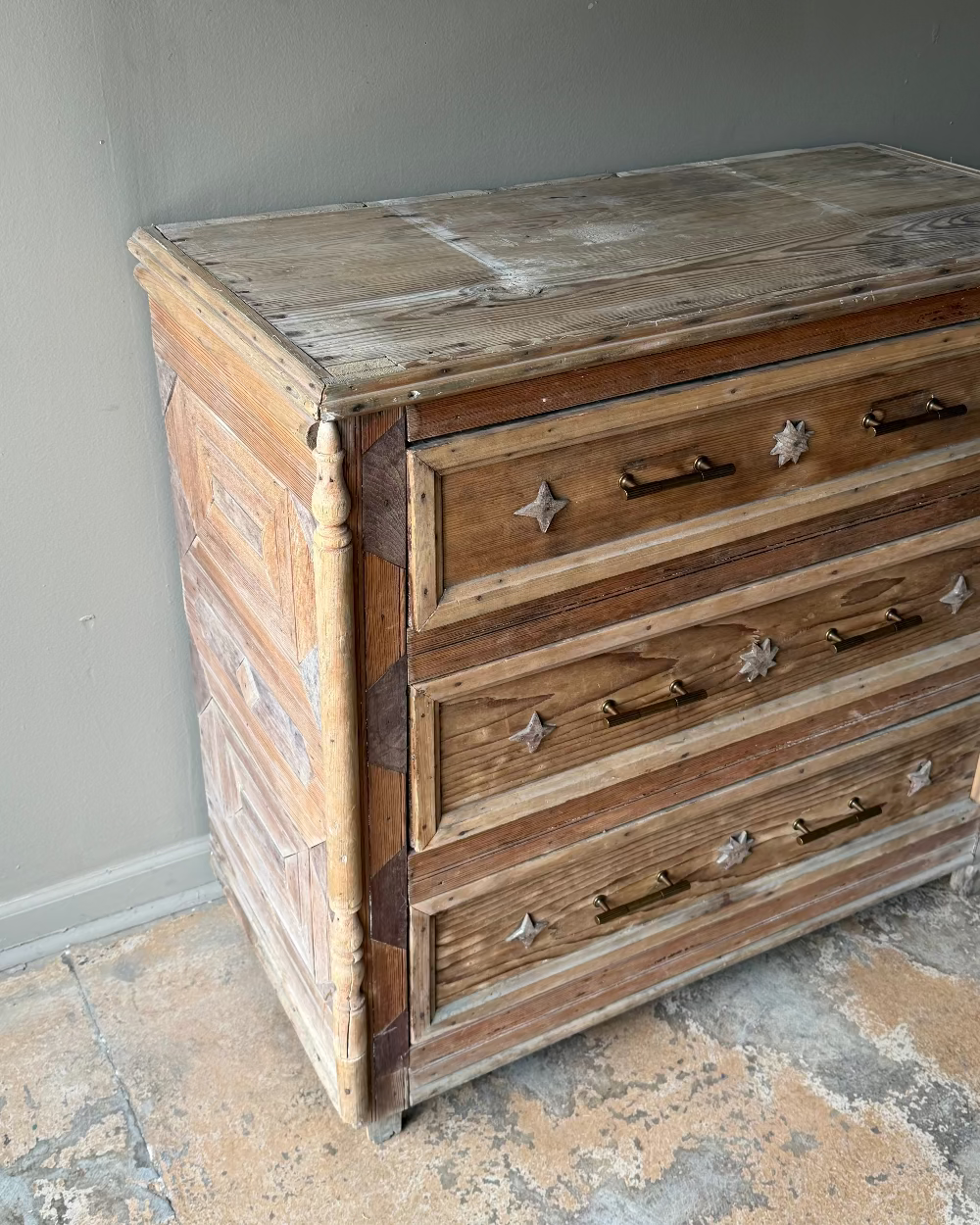 Assembled Folk Art Dresser