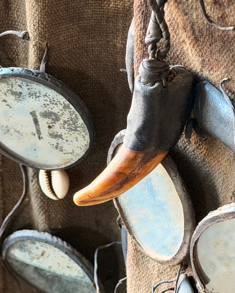 African Hunting Tunic on Horn