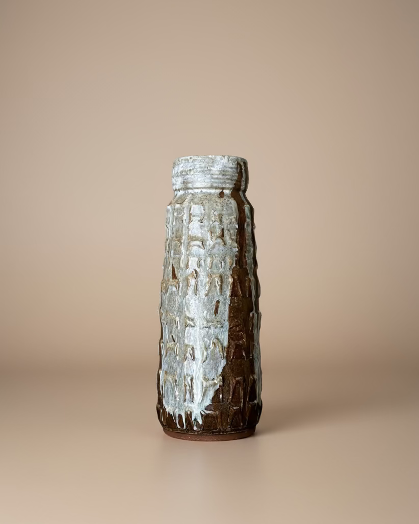 Tall Studio Pottery Vessel