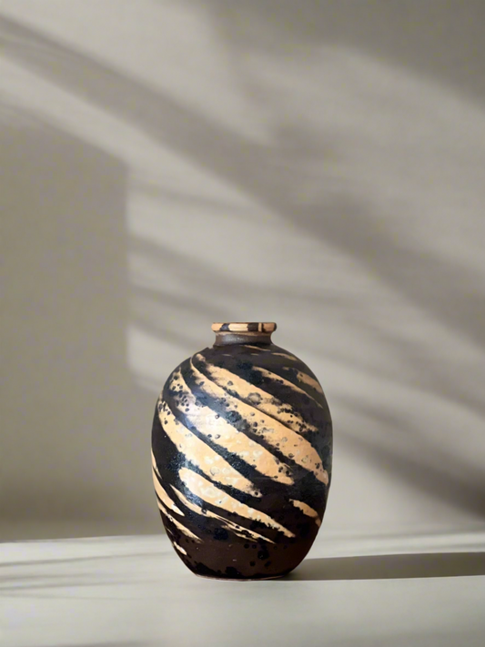 Dramatic Studio Pottery Vase