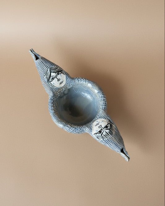 Ceramic Bowl of Man & Woman