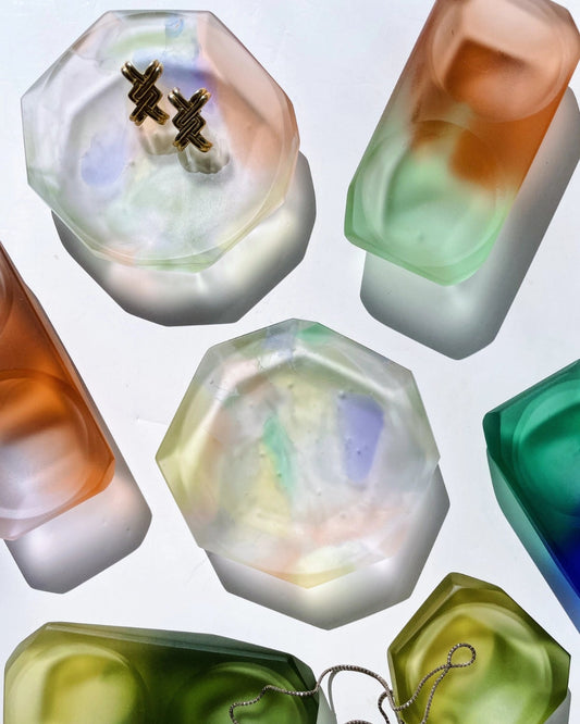 Recycled Glass Catch-All Dish