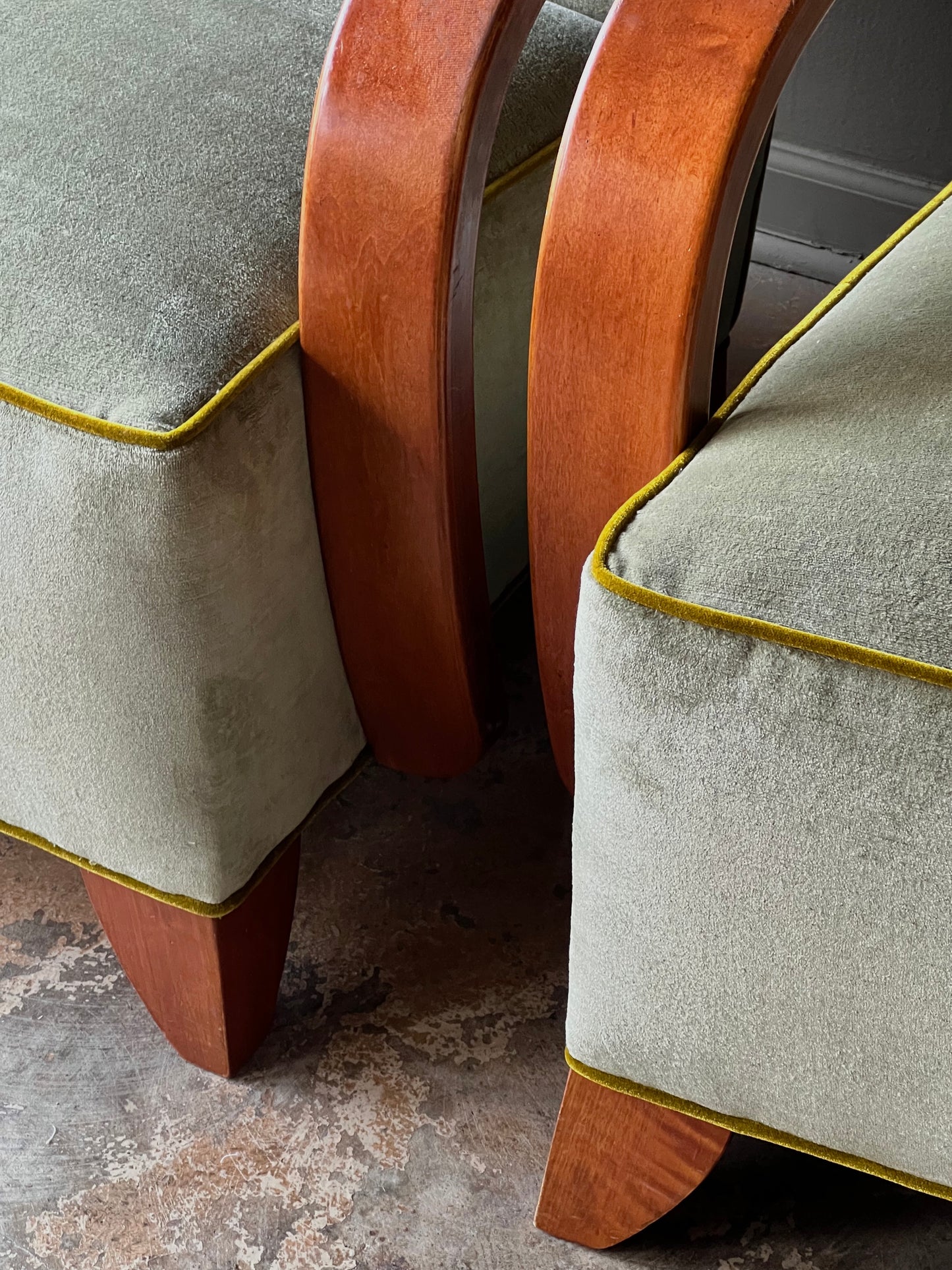 Art Deco Bentwood Club Chairs