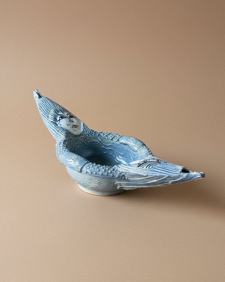 Ceramic Bowl of Man & Woman