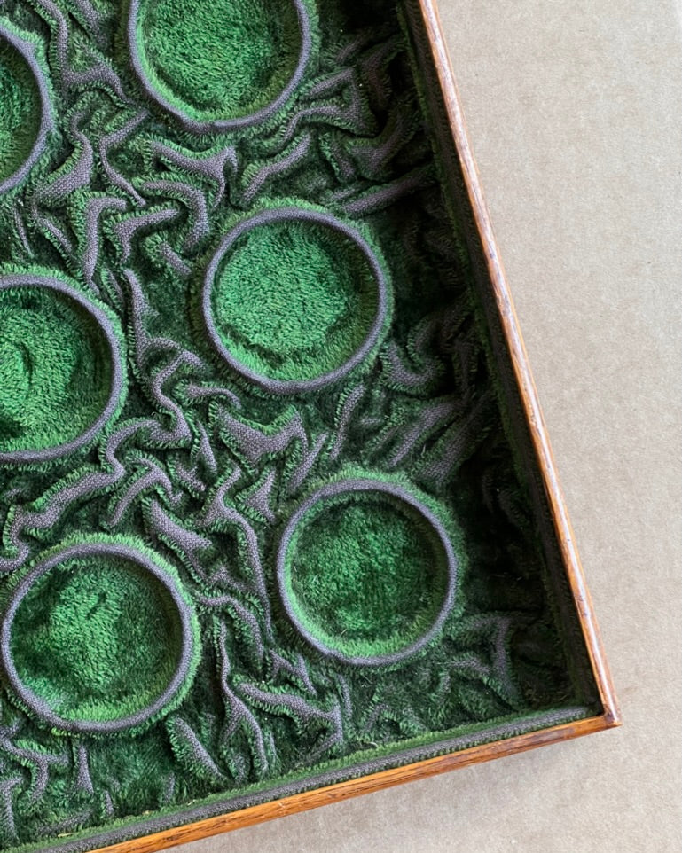 Velvet Pocket Watch Tray