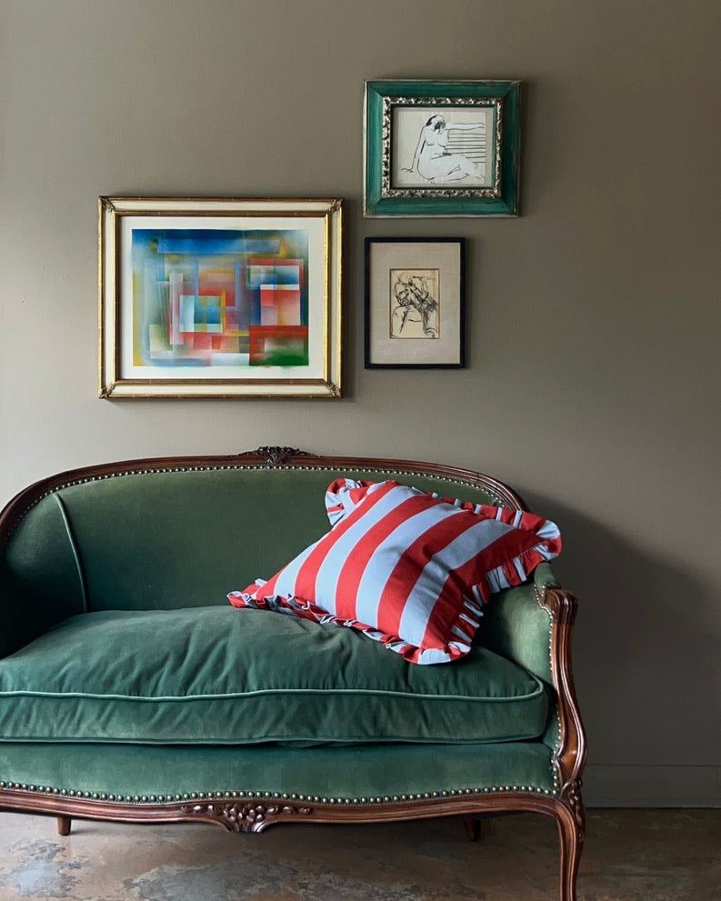 Abstract Graffiti Art in Ornate Frame