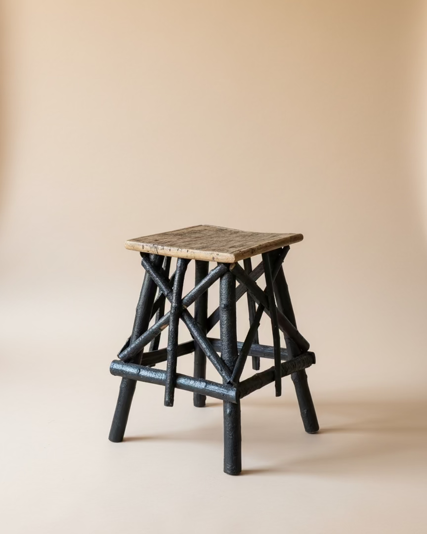 Painted Adirondack Side Table