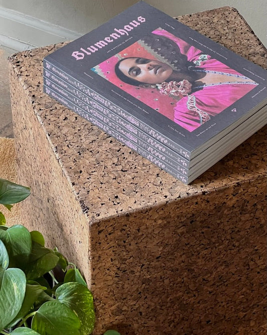 Mid Century Cork Side Table