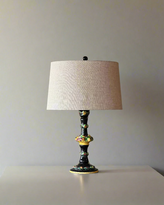Italian Floral Motif Lamp