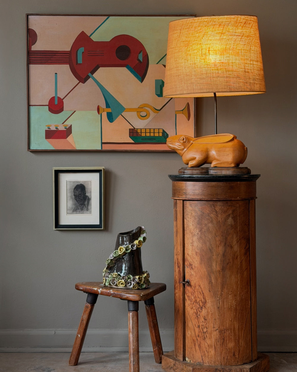 Louis Philippe Style Bedside Table