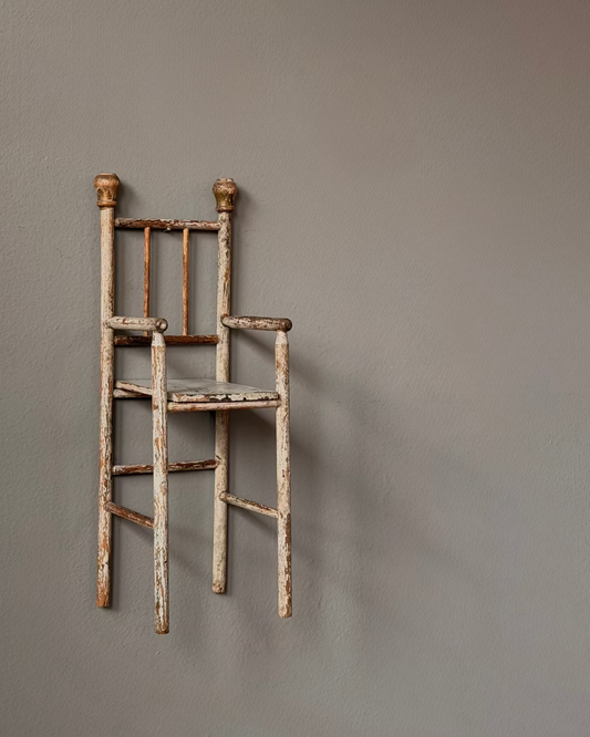 Simple Doll Chair in Ivory