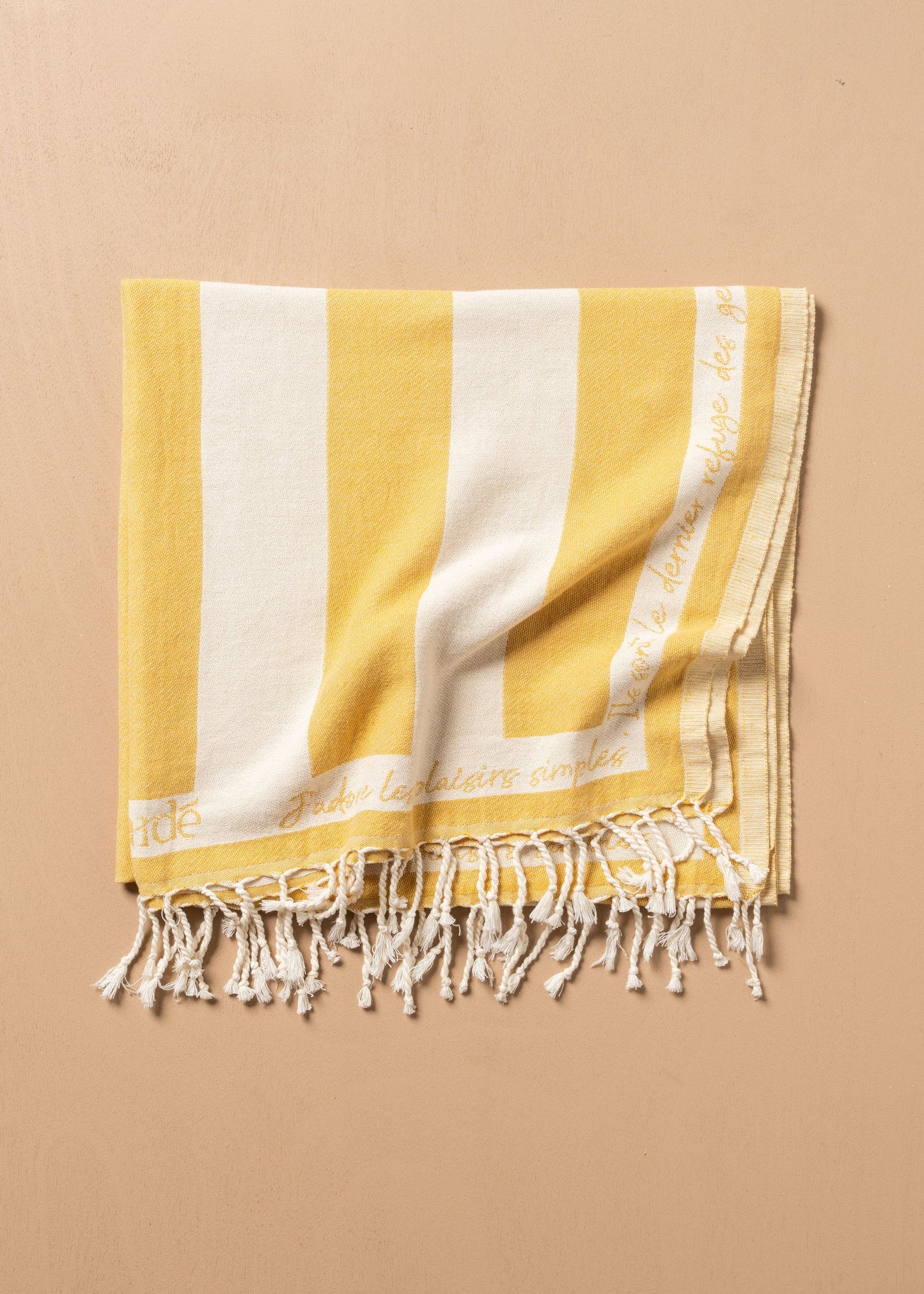 Antibes Turkish Beach Towel - Honey