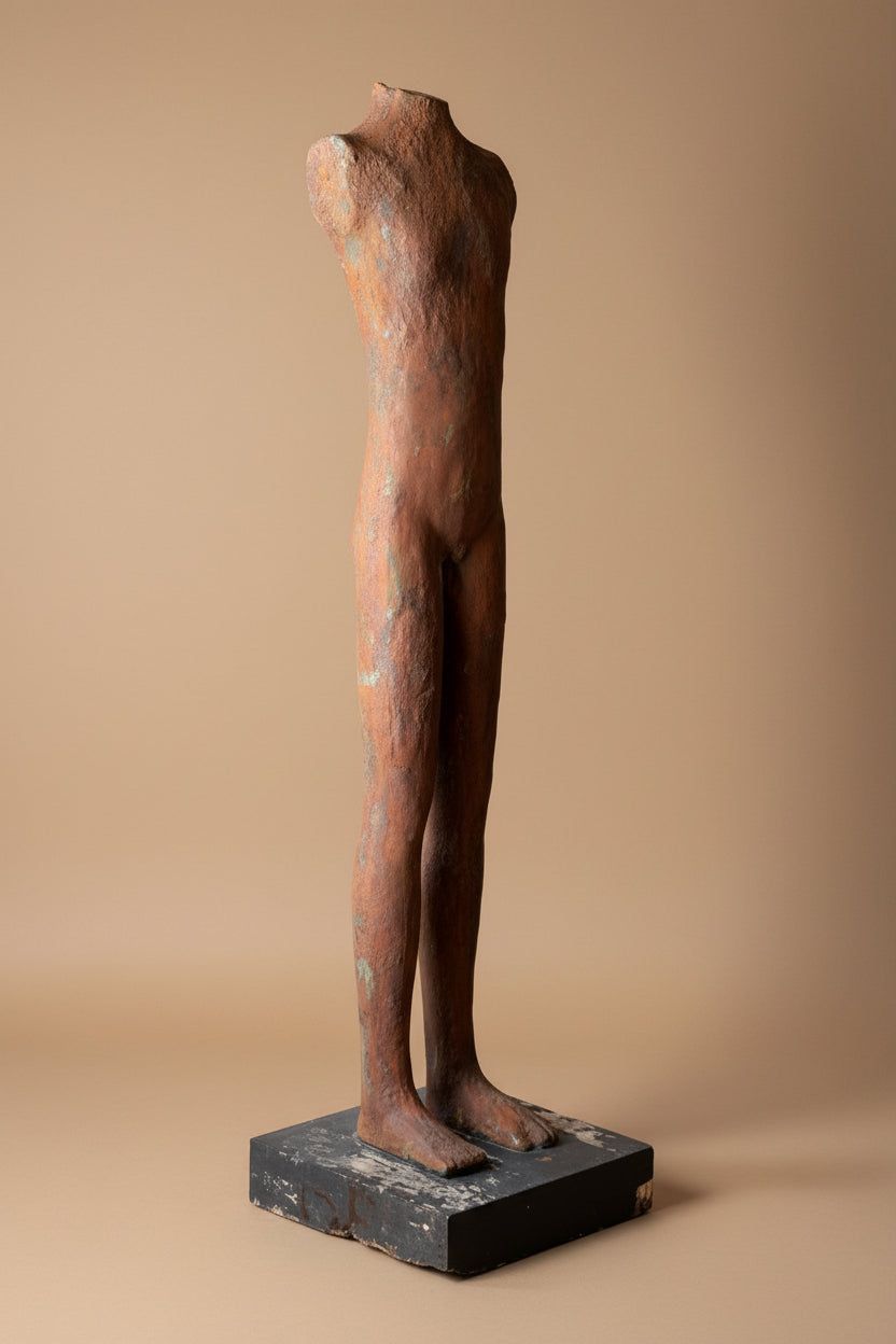 Figural Sculpture on Plinth