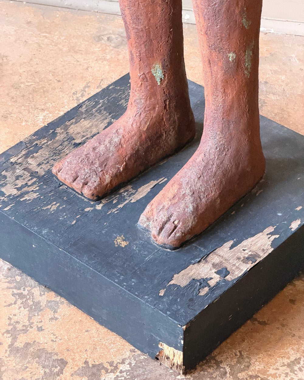 Figural Sculpture on Plinth