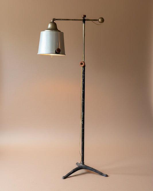 Assembled Industrial Floor Lamp