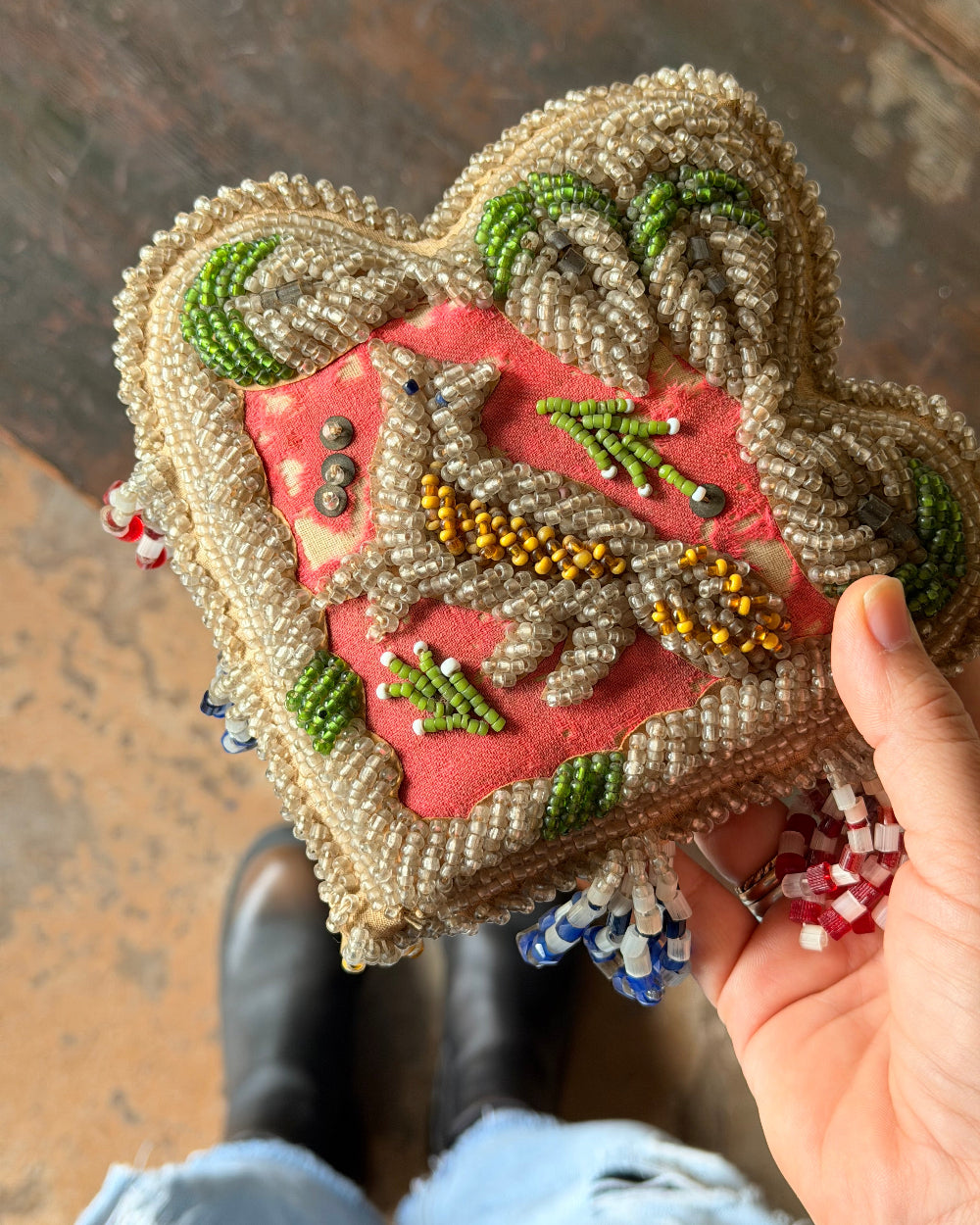 Antique Iroquois Beaded Whimsy