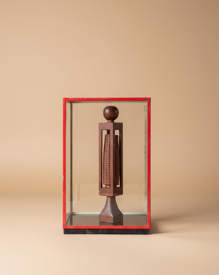 Vintage Red Display Case