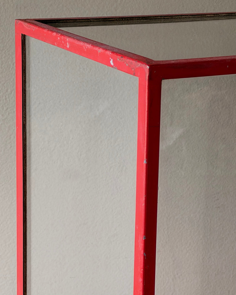 Vintage Red Display Case